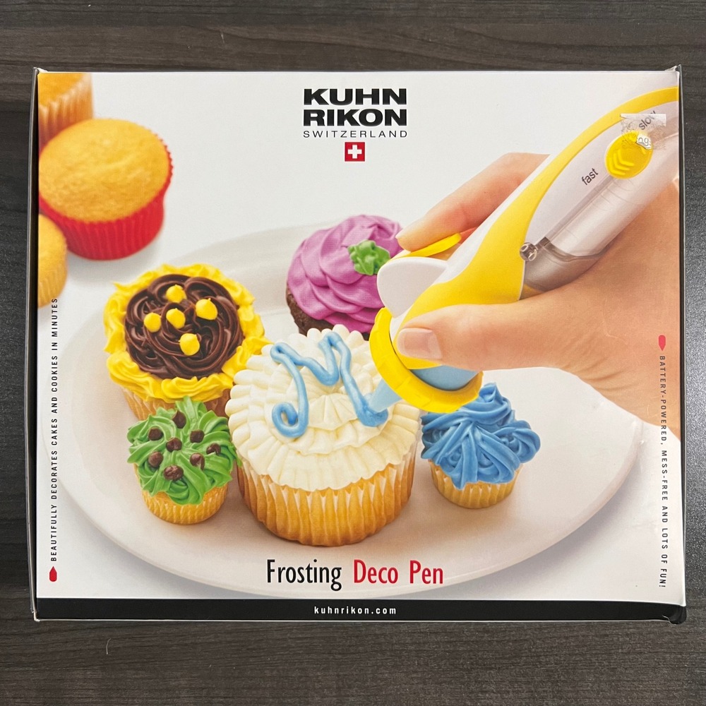 Frosting Deco Pen Battery Powered Cake Decorating Kit Kuhn Rikon- Excellent
